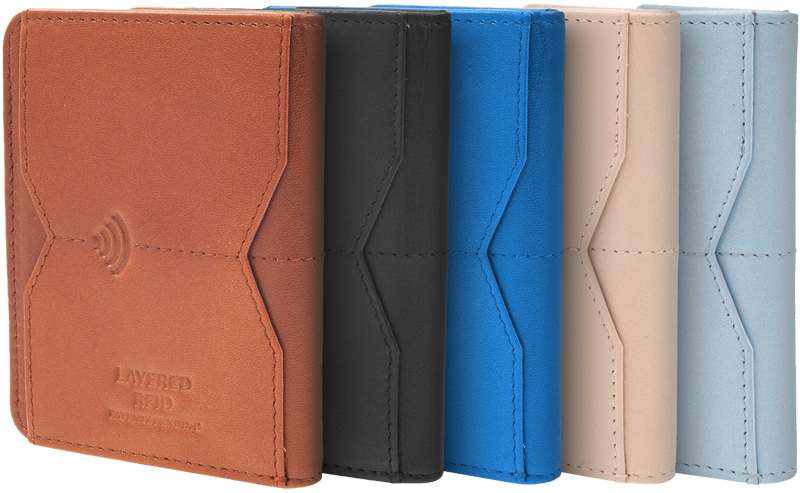 The Wi Fold wallet is available in these 5 colors